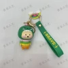 Rainbow doll keychain, cute little dinosaur doll for girls, schoolbag pendant, ins bag, backpack trendy doll pendant Application Scenario